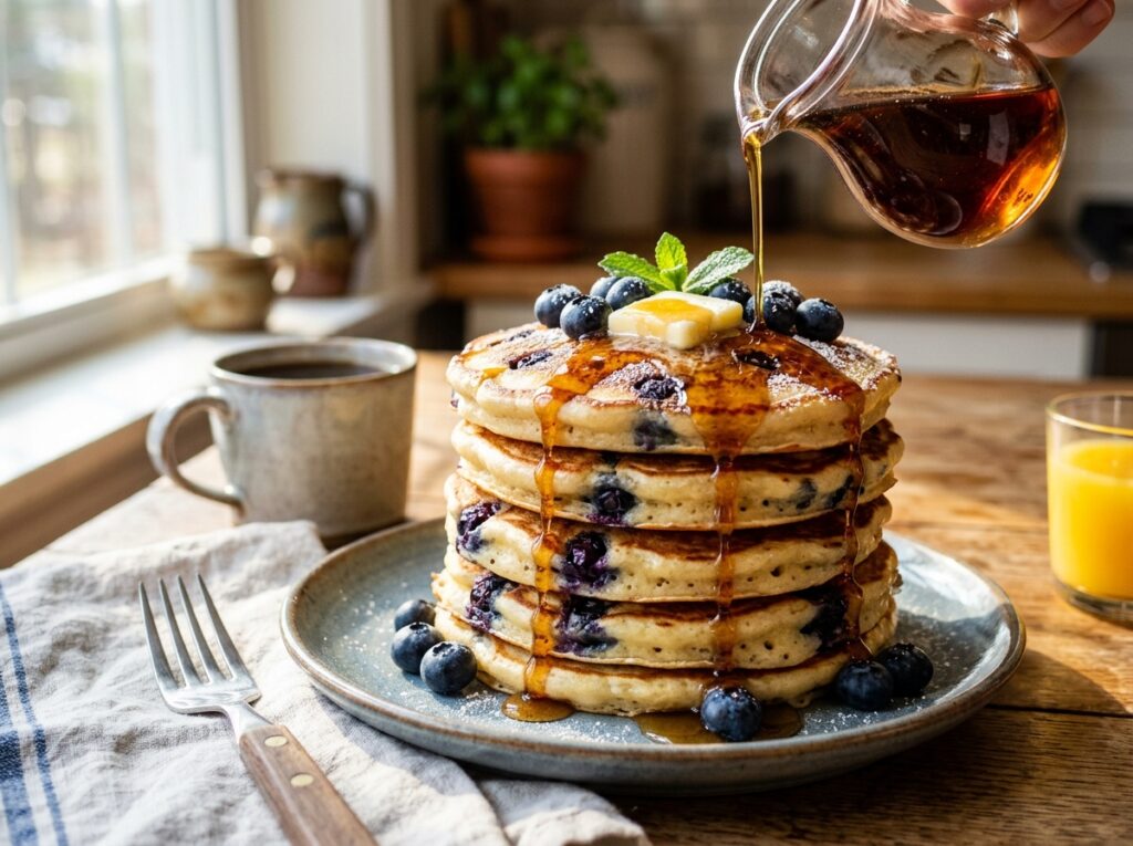 Blueberry Buttermilk Pancakes