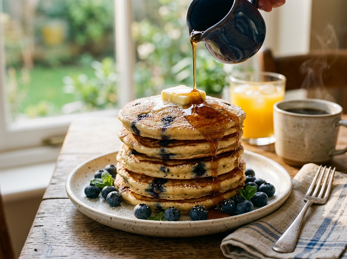 Blueberry Buttermilk Pancakes