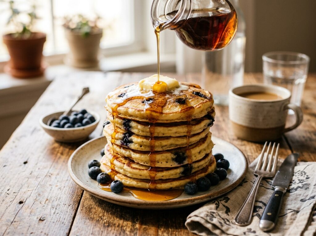 Blueberry Buttermilk Pancakes