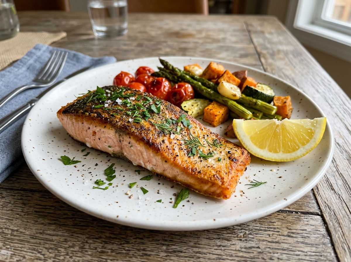 Air Fryer Salmon