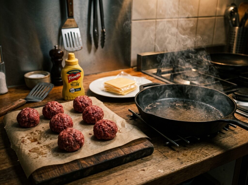 Secret Ingredient Smash Burgers.