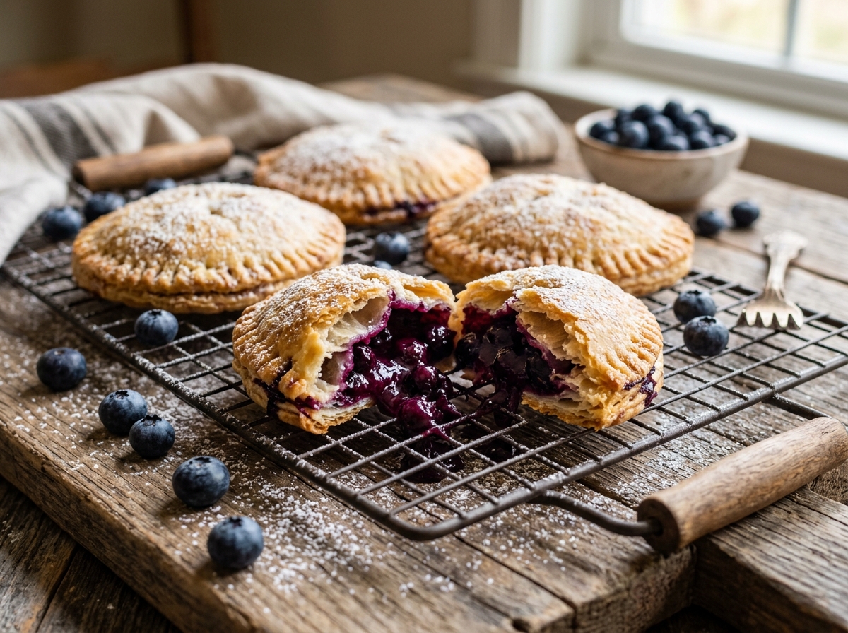 Flakiest Blueberry Hand Pies