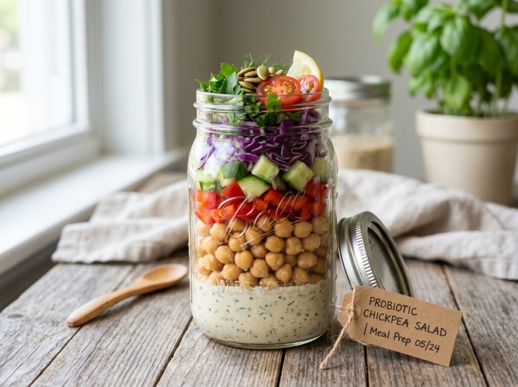 Probiotic Chickpea Salad