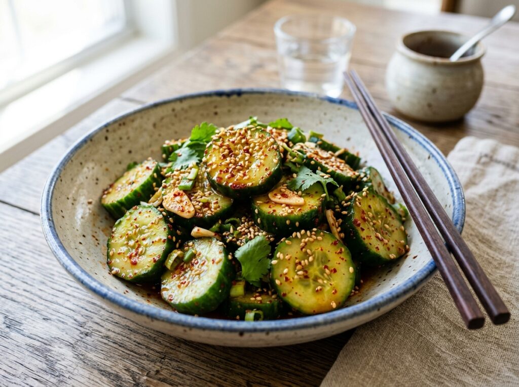 Cucumber Kimchi Salad
