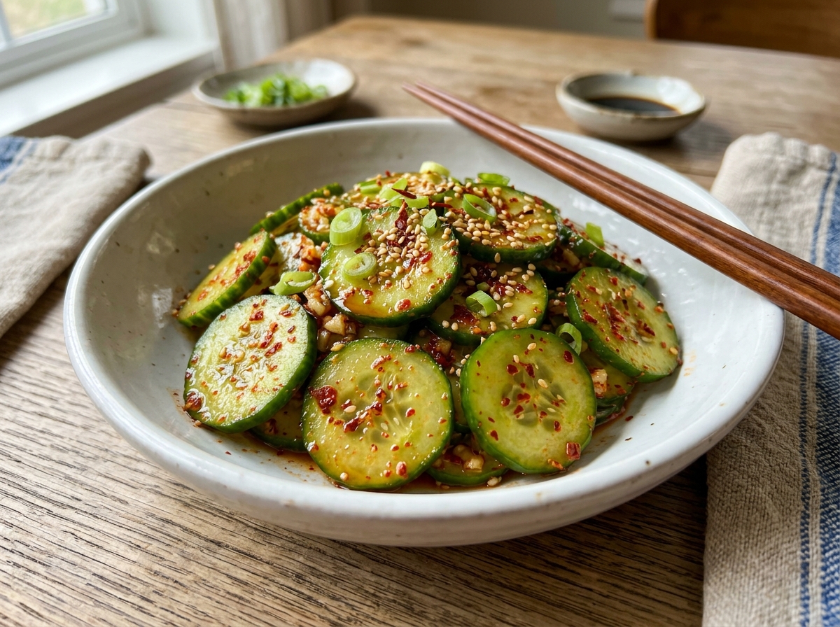 Cucumber Kimchi Salad