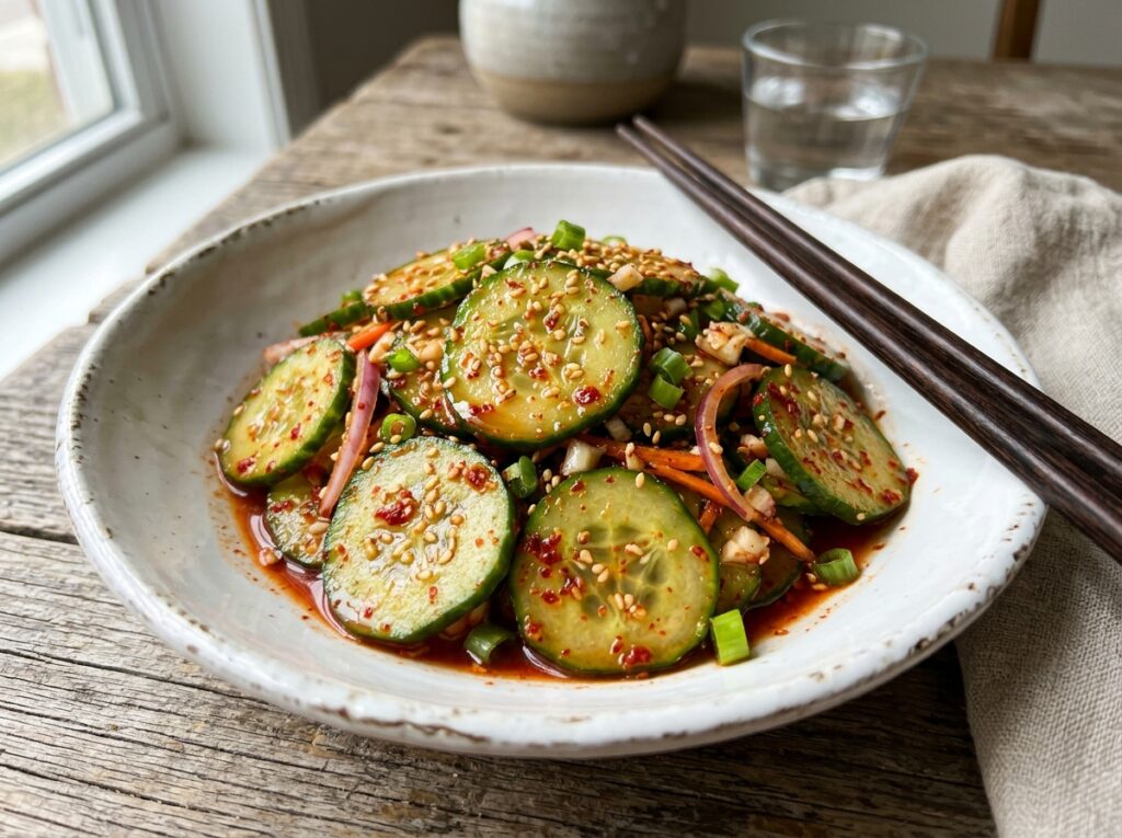 Cucumber Kimchi Salad
