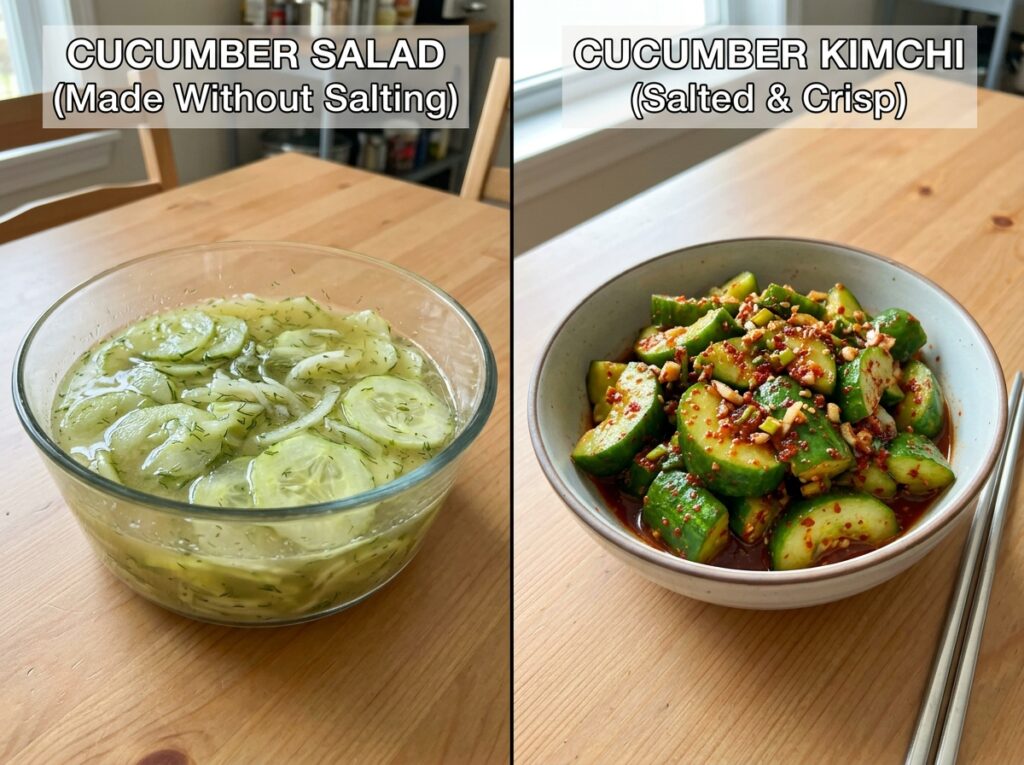 Cucumber Kimchi Salad