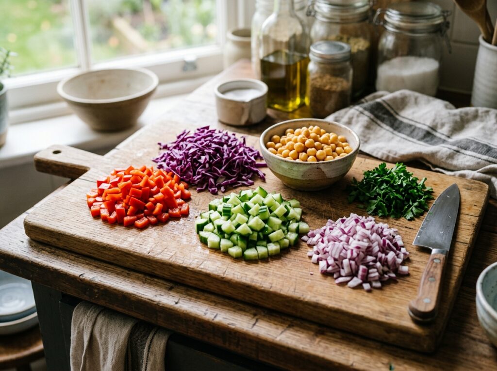 Probiotic Chickpea Salad