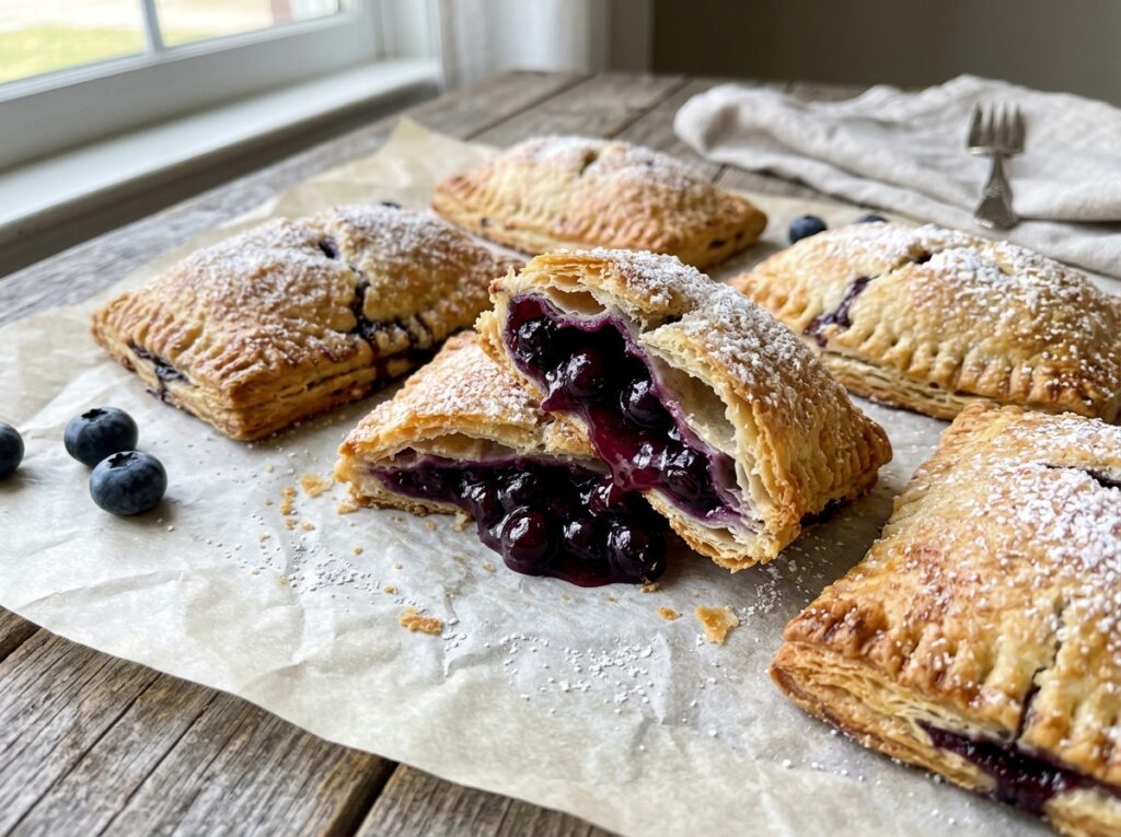 Flakiest Blueberry Hand Pies