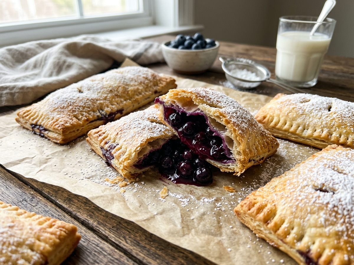 Flakiest Blueberry Hand Pies
