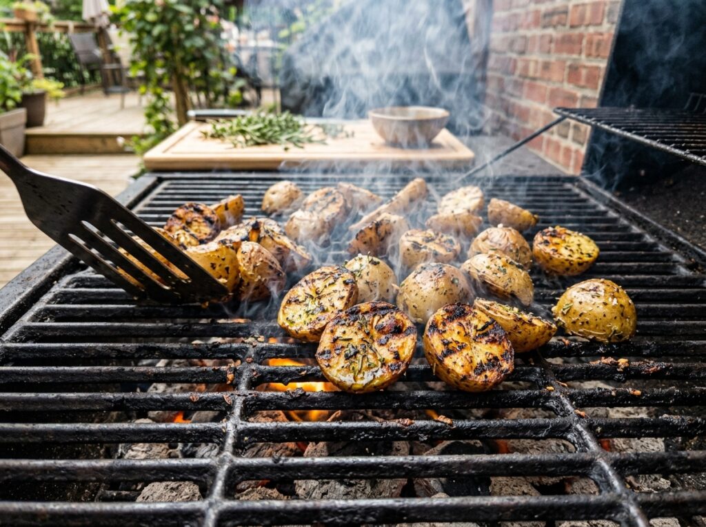 Garlic Herb Grilled Potatoes