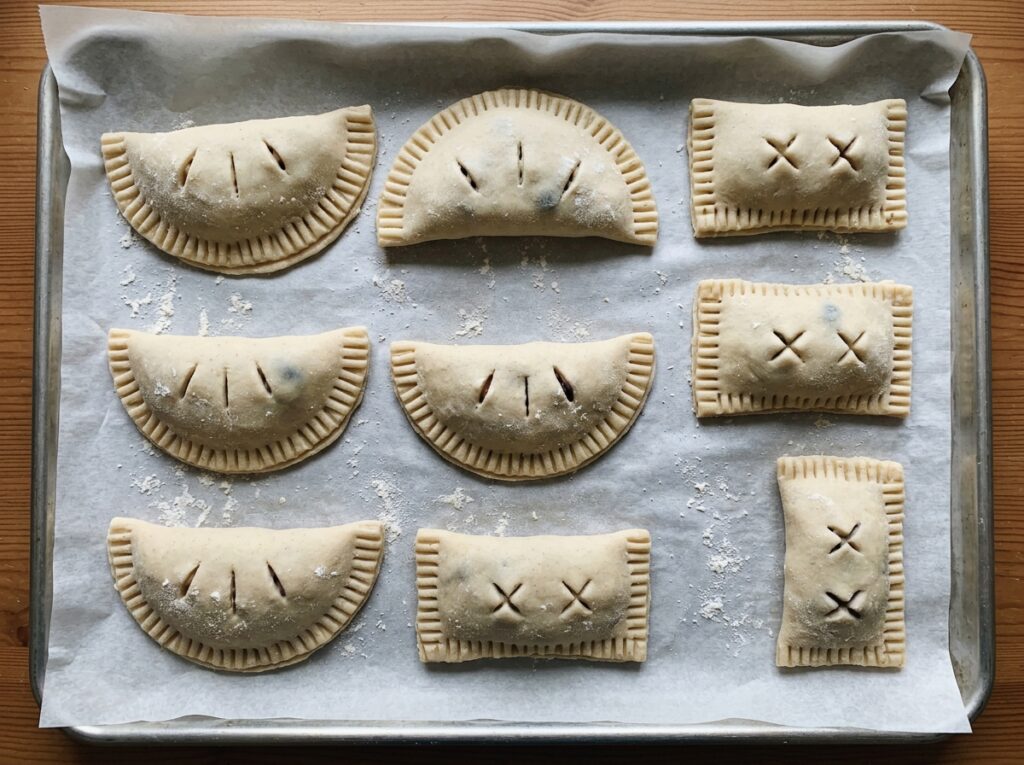Flakiest Blueberry Hand Pies