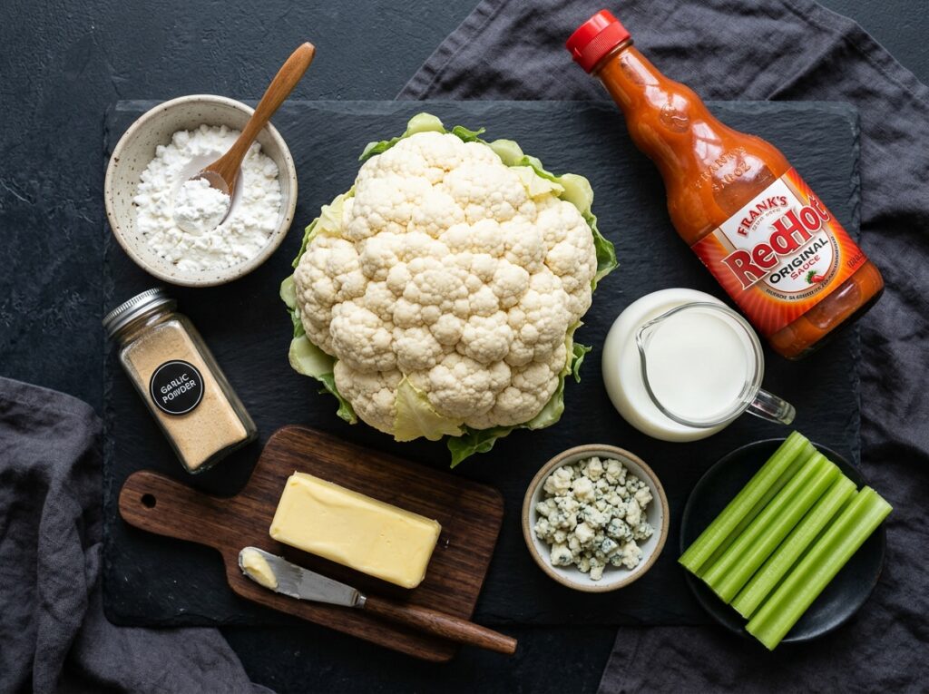 Air-Fryer Buffalo Cauliflower