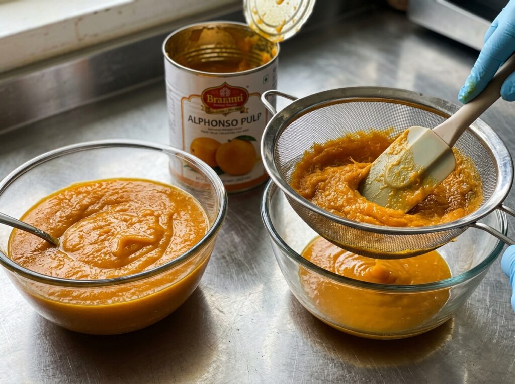 No-Churn Mango Ice Cream