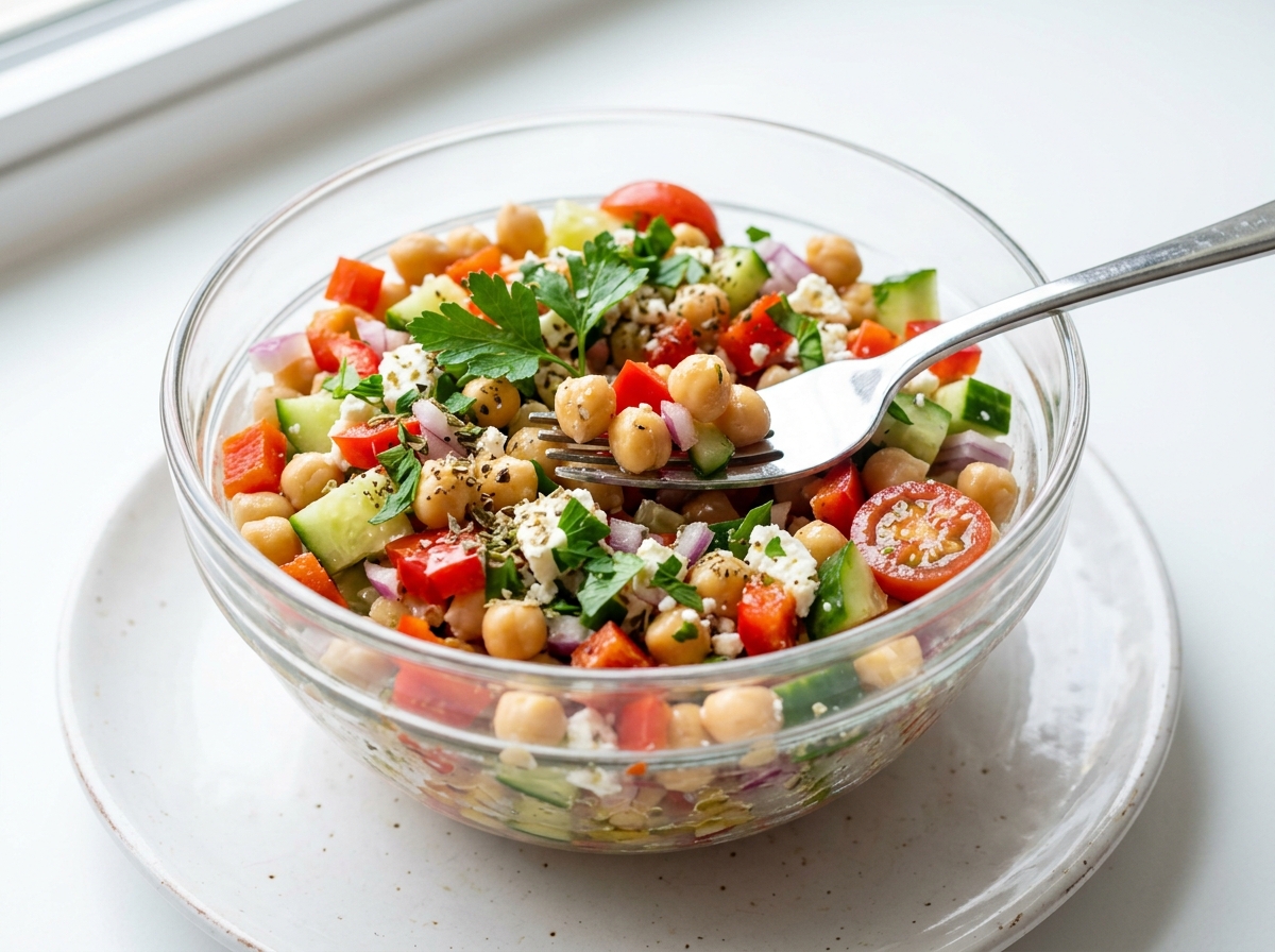 Probiotic Chickpea Salad