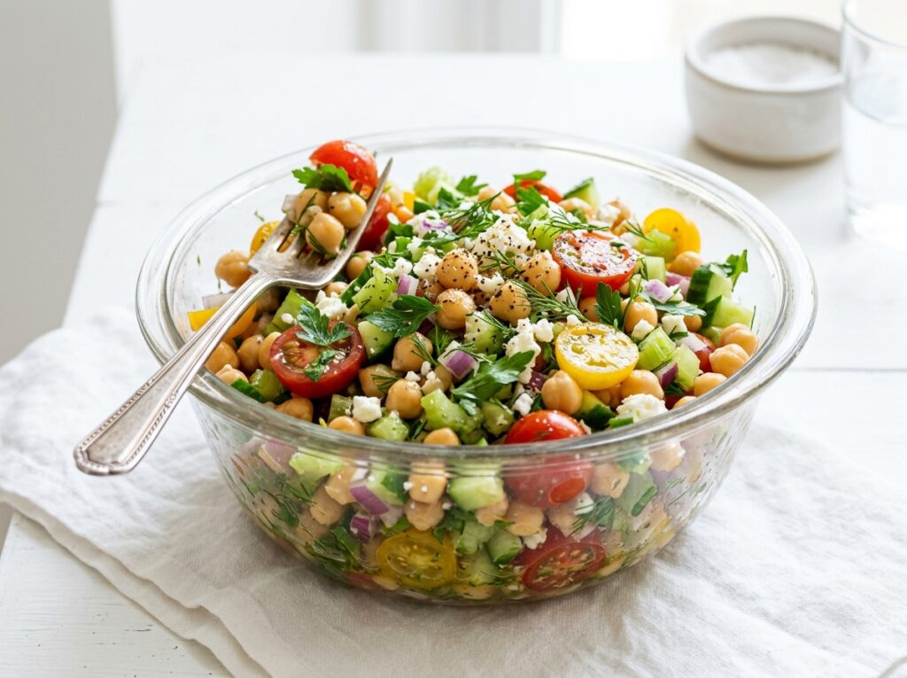 Probiotic Chickpea Salad