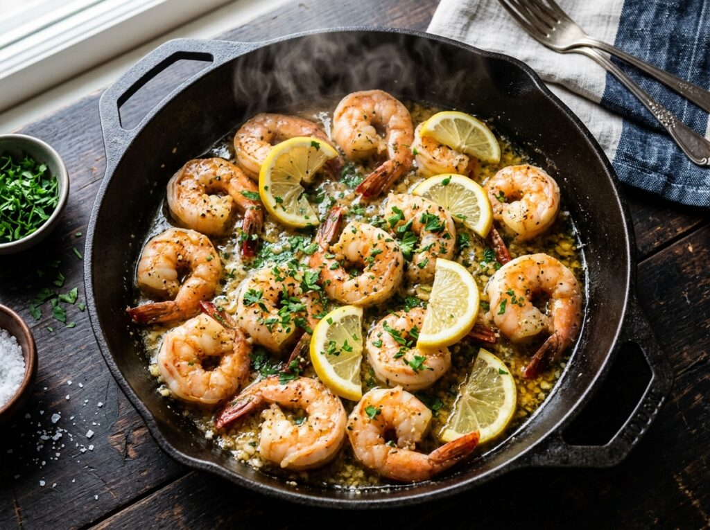 15-Minute Lemon Garlic Shrimp