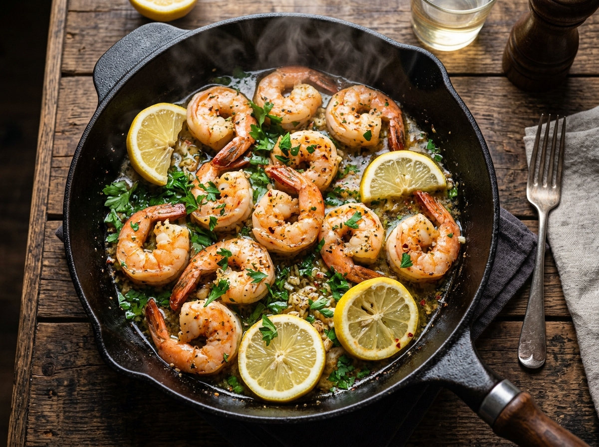 15-Minute Lemon Garlic Shrimp