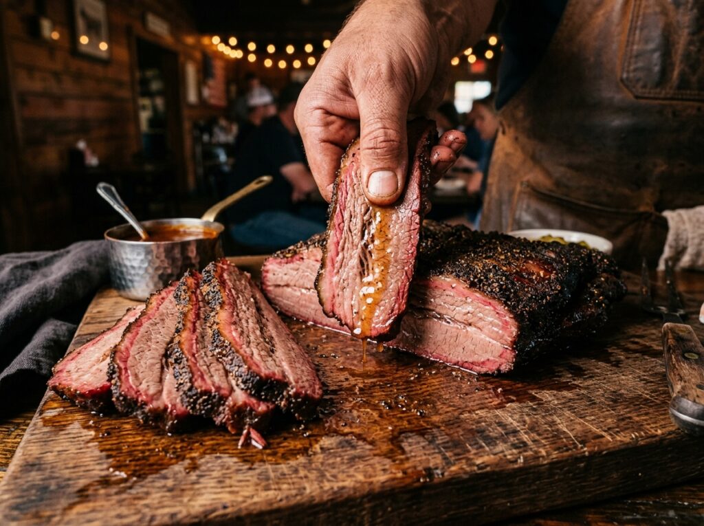 Slow-Smoked Beef Brisket