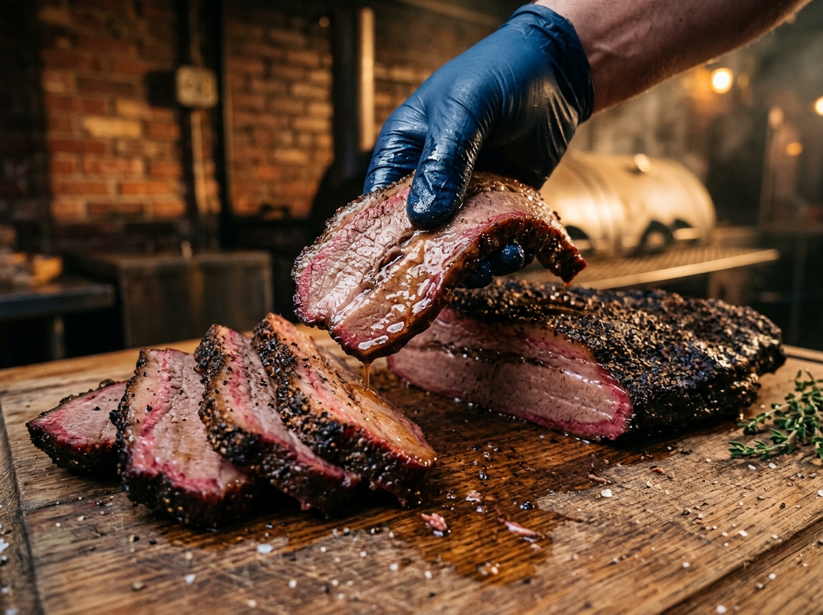 Slow-Smoked Beef Brisket