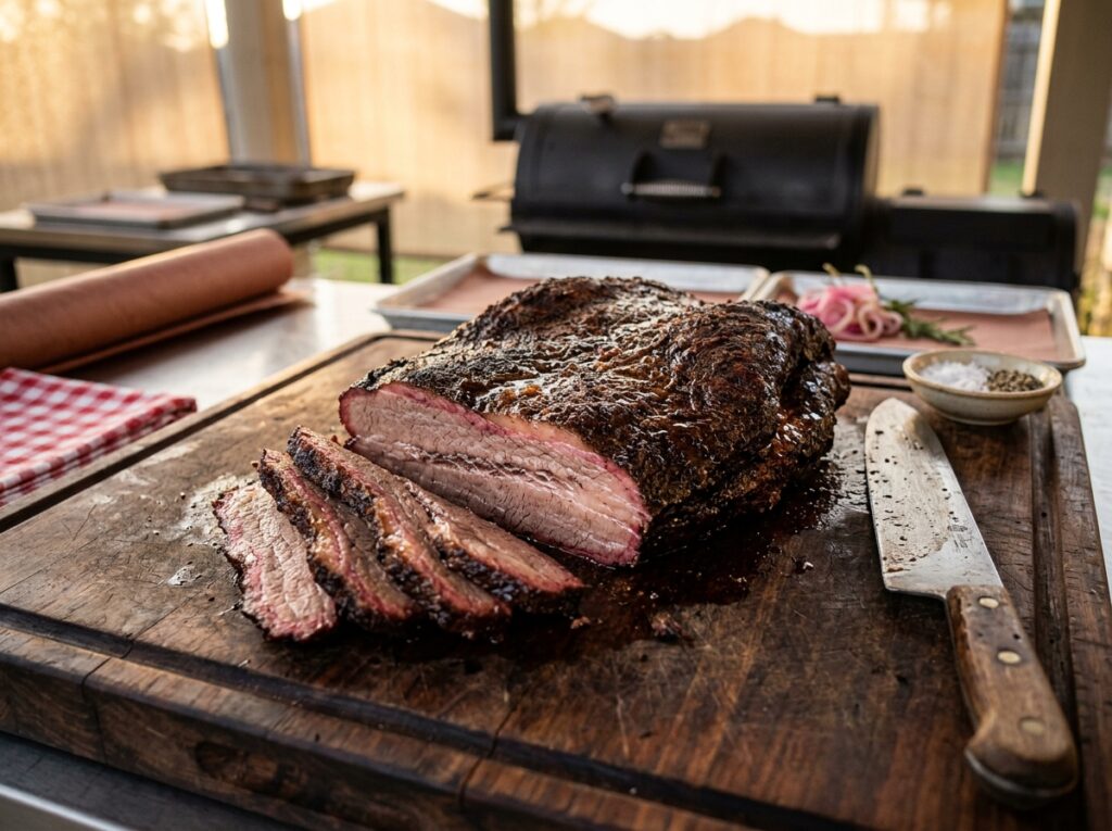 Slow-Smoked Beef Brisket