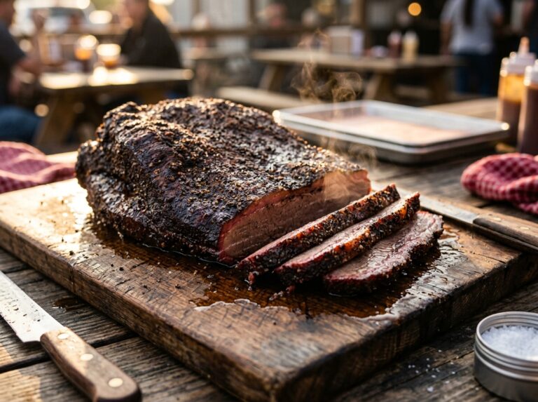 Slow-Smoked Beef Brisket