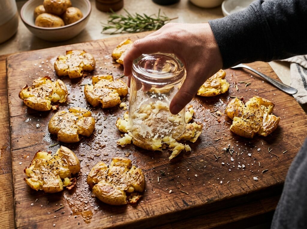 Air Fryer Smashed Potatoes