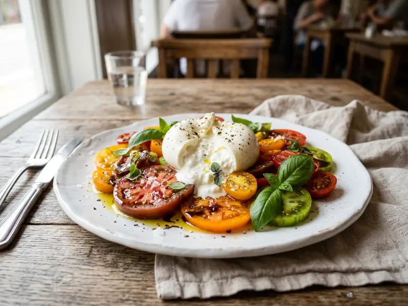 Burrata Heirloom Tomato Salad