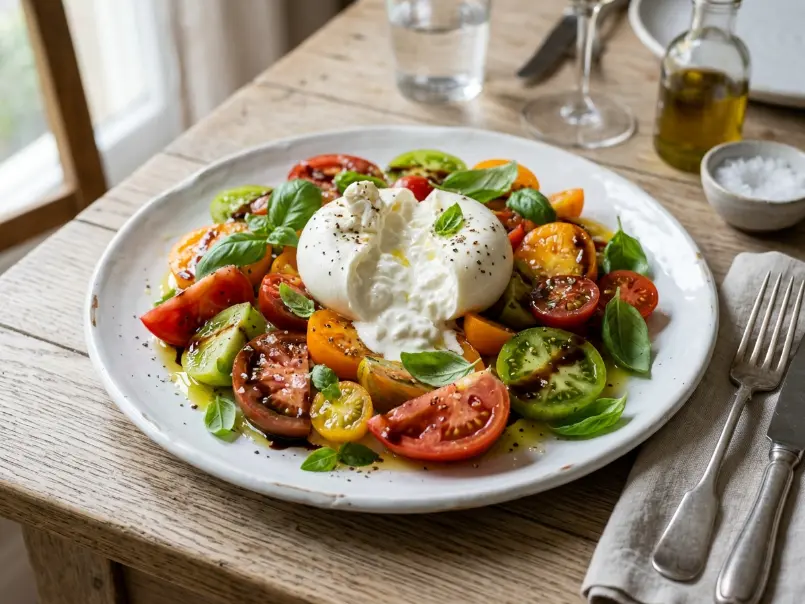 Burrata Heirloom Tomato Salad