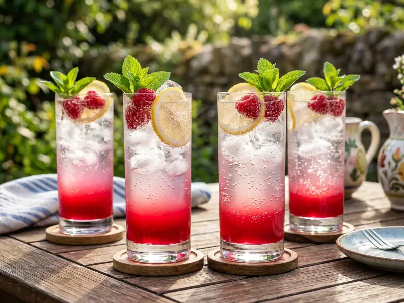 Sparkling Raspberry Lemonade