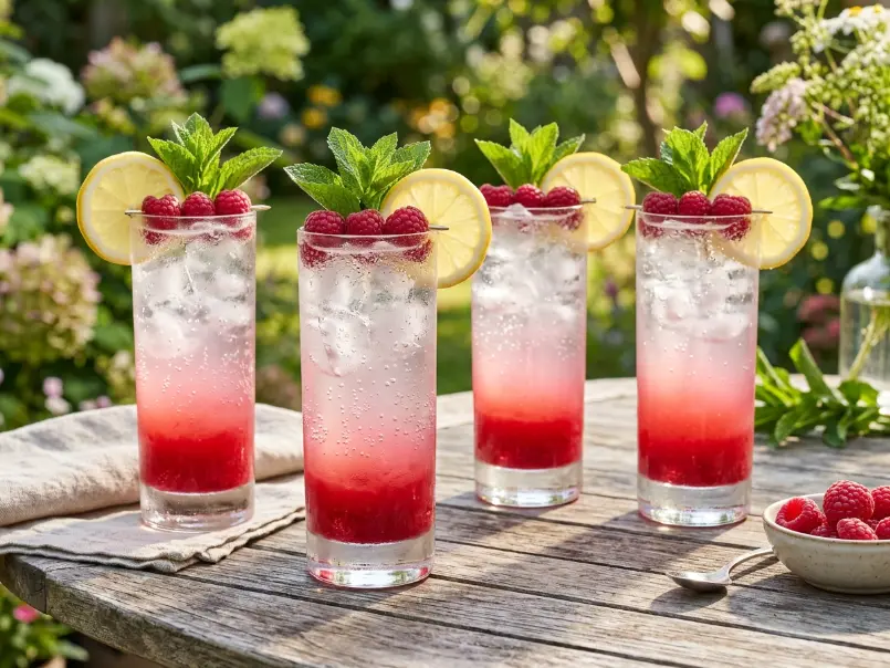 Sparkling Raspberry Lemonade