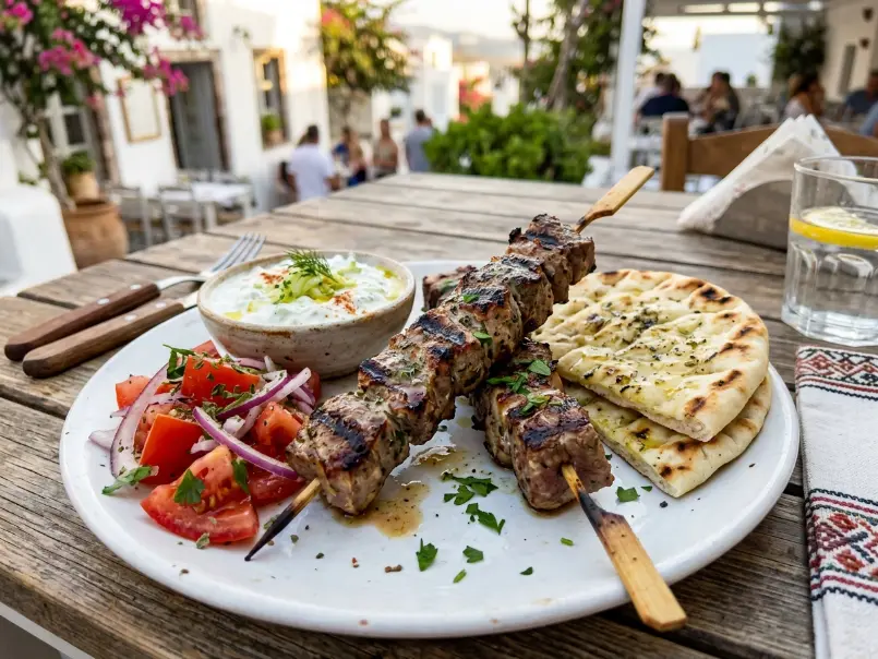 Greek Lamb Skewers (Gyros)