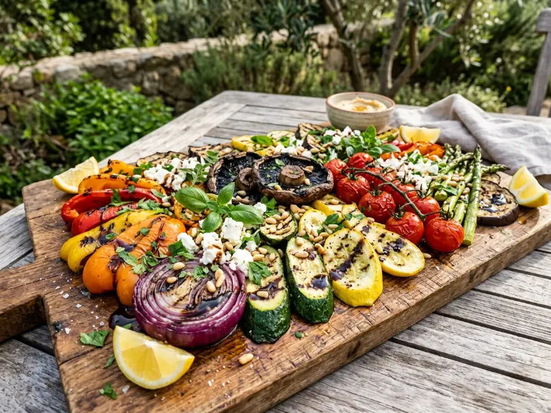 Loaded Grilled Veggie Platter