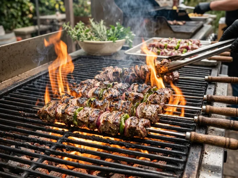 Greek Lamb Skewers (Gyros)