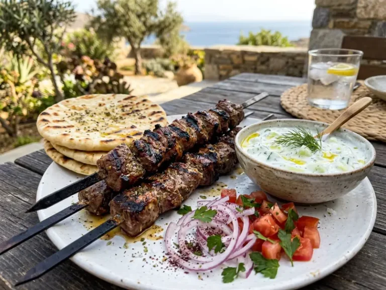 Greek Lamb Skewers (Gyros)