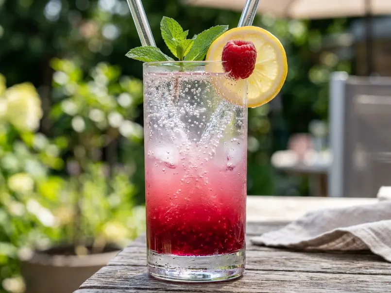 Sparkling Raspberry Lemonade