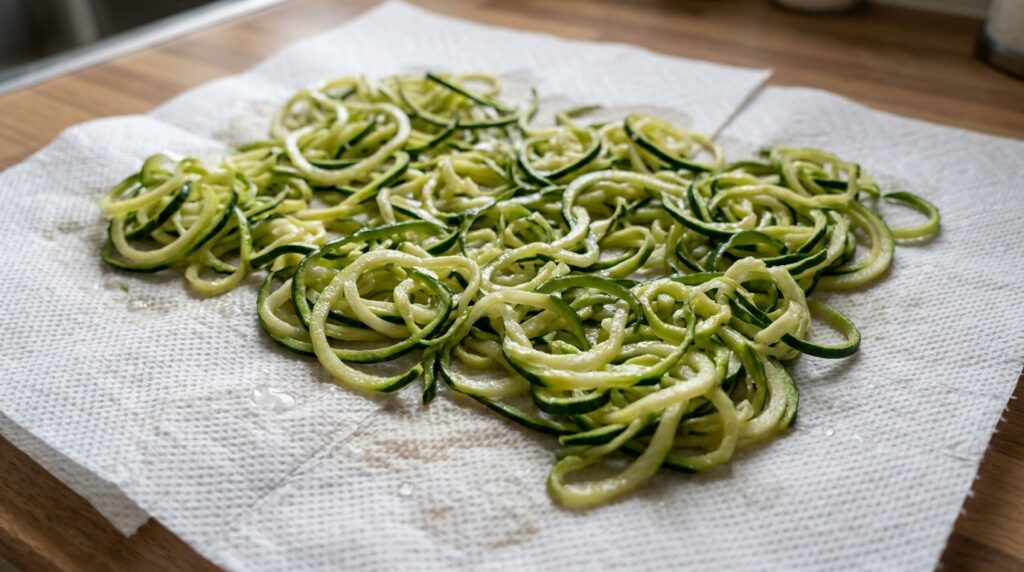 Zucchini Noodle Pesto